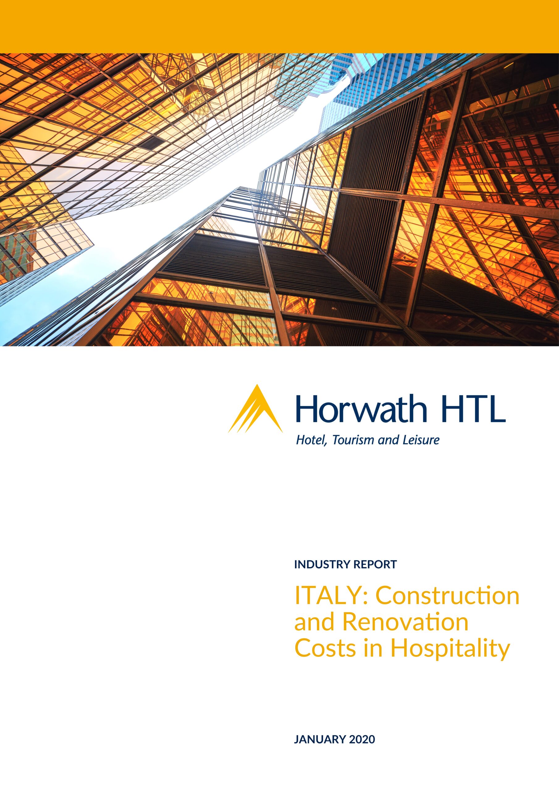 Italy: Construction and renovation costs in hospitality