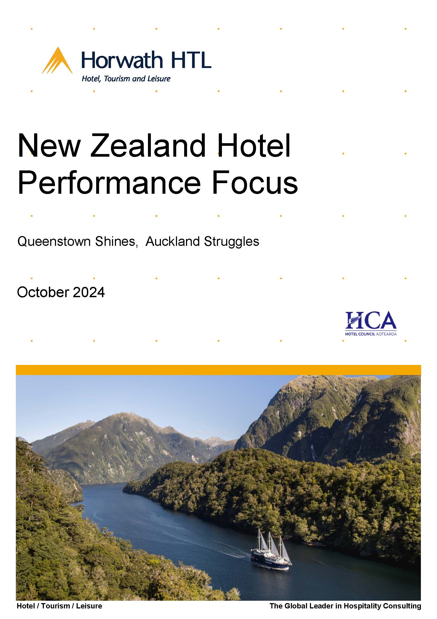 New Zealand Hotel Performance Focus, October 2024