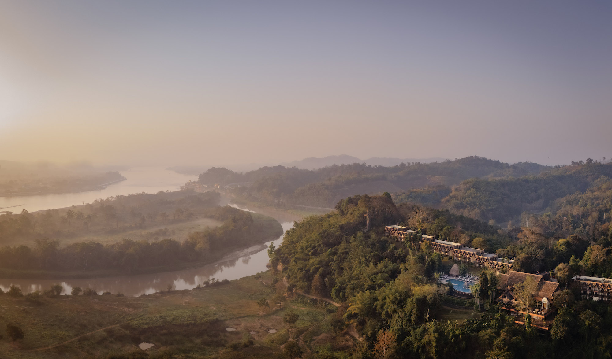 Anantara Golden Triangle Resort. Exteriors