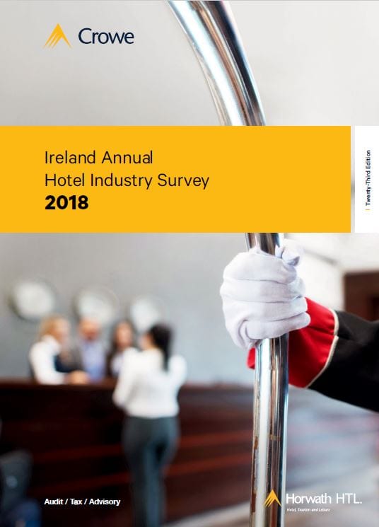 Crowe releases 2018 Irish Hotel Industry Survey