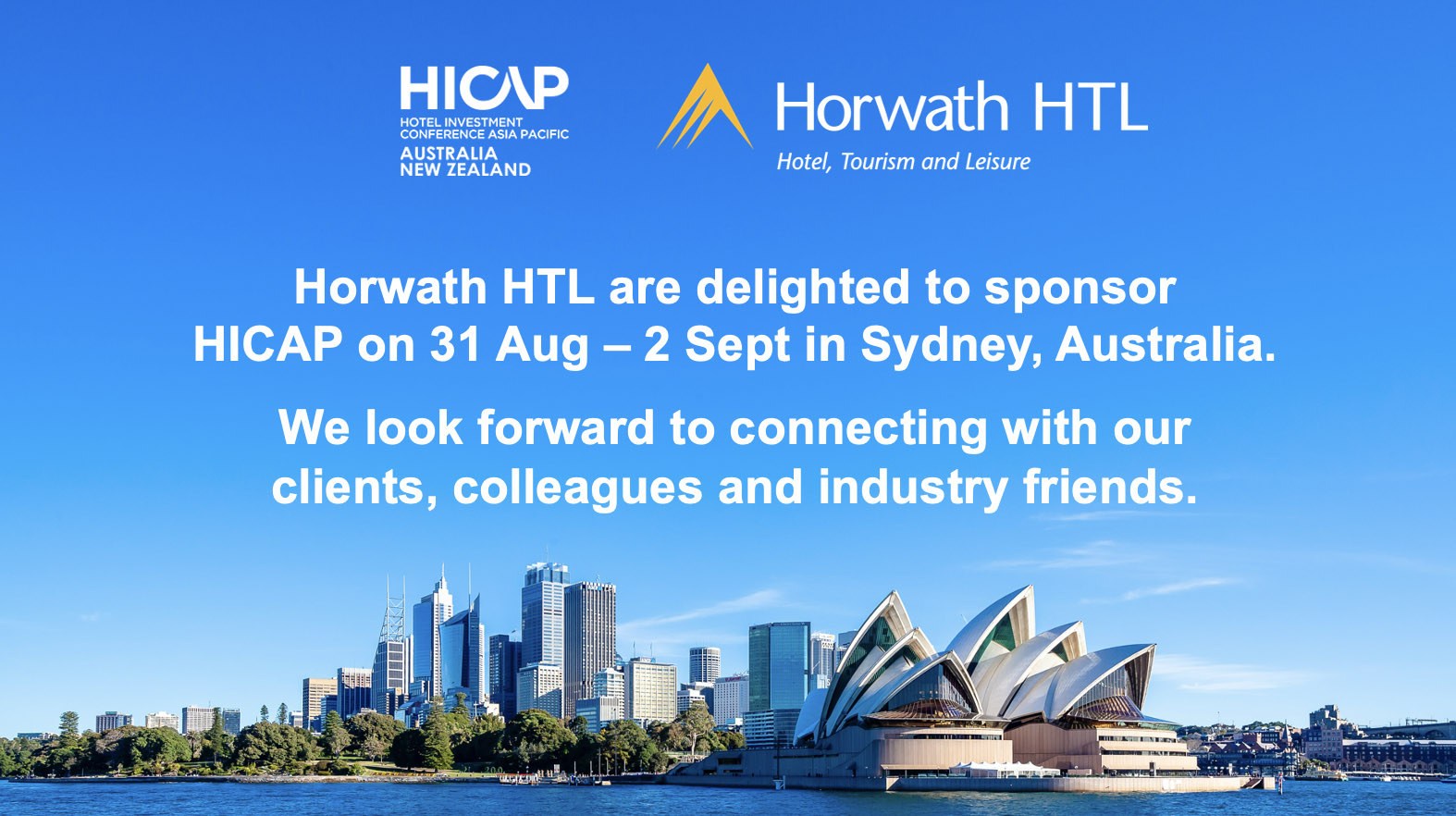 Horwath HTL Sponsor the 2022 HICAP ANZ Conference
